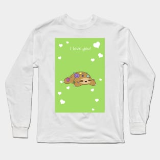 "I Love You" Candy Sloth Long Sleeve T-Shirt